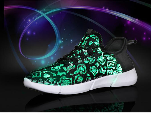 Luminous Sneakers, Fiber Optic Shoes, Sneakers with Light
